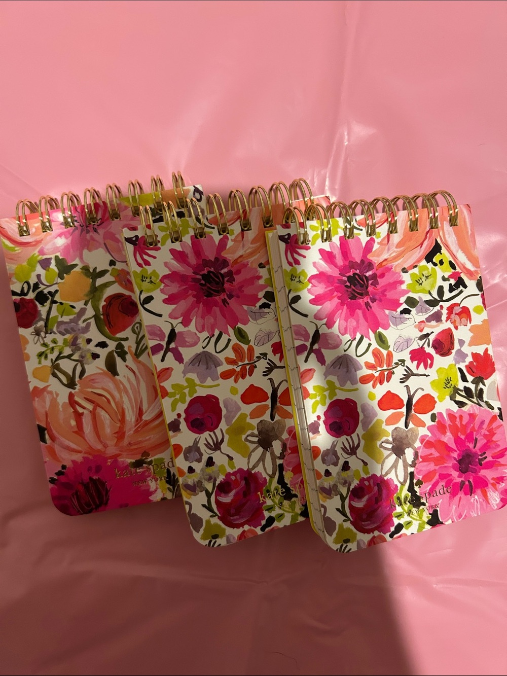Kate Spade Floral Notepads 3pk